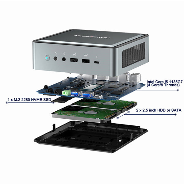 All the details of Minisforum TL50 Mini PC